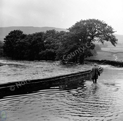 River Ure in Flood, Hawes